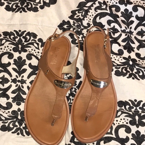 michael kors sandals womens brown